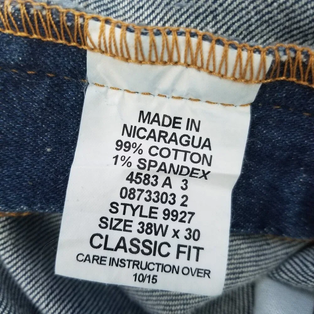 Saddlebred Straight Leg Jeans Men's 38 x 30